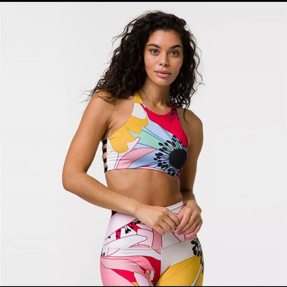 Floral yoga set